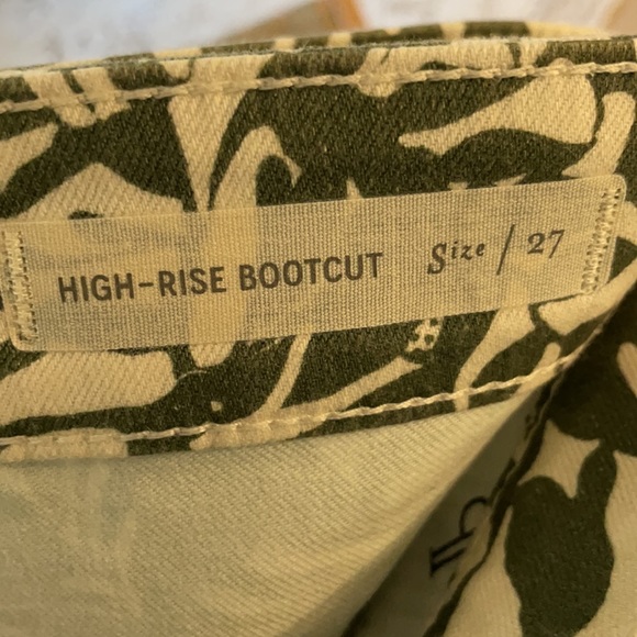 Anthropologie Pilcro bootcut print jeans - Picture 5 of 7
